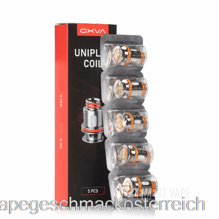 Oxva Uniplus Ersatzspulen 0,15 Ohm Uniplus Spulen Vape Geschmack